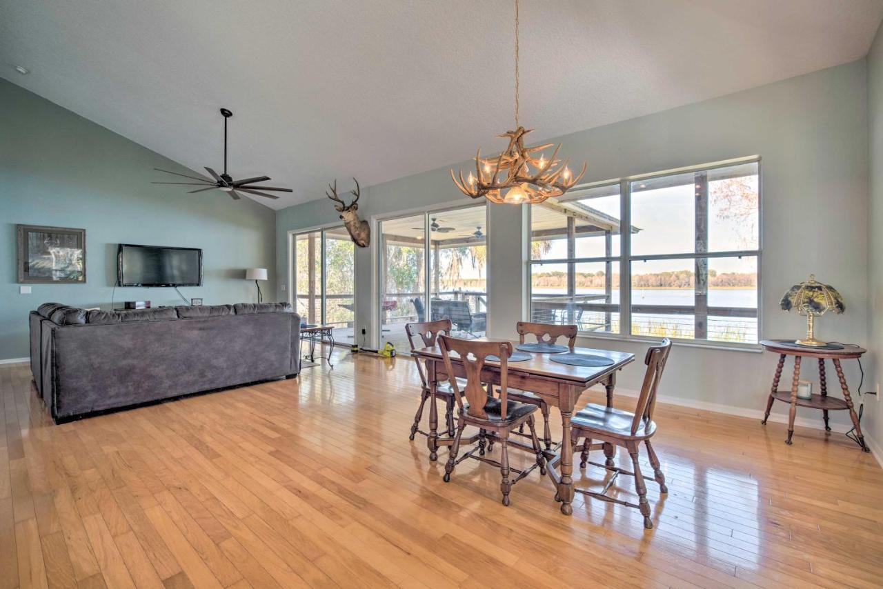 Lakefront Crystal River Home With Private Dock! 外观 照片